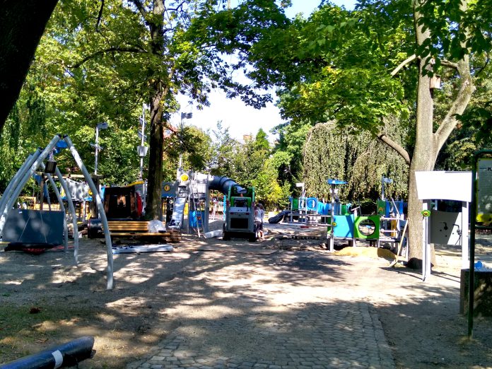 plac zabaw park Chopina