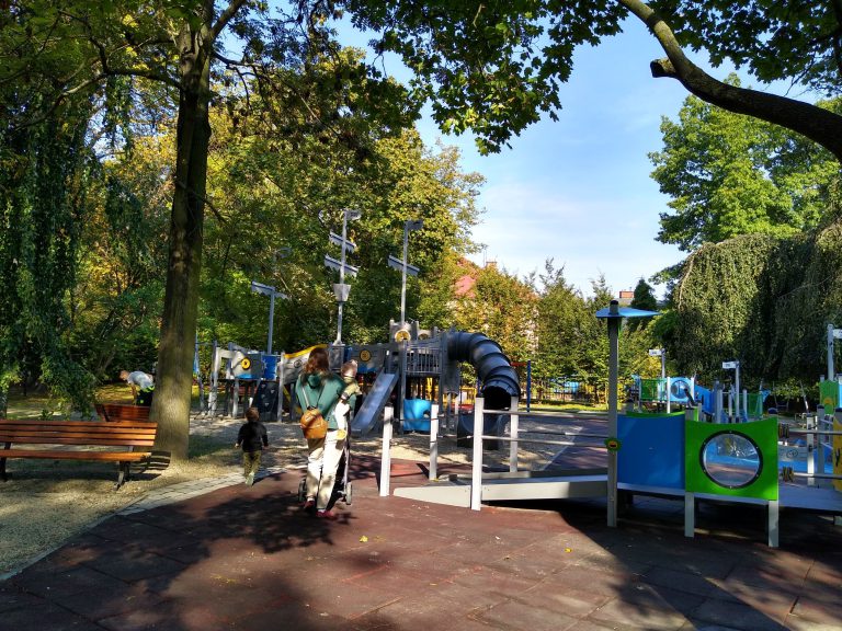 Nowy plac zabaw w parku Chopina w Gliwicach