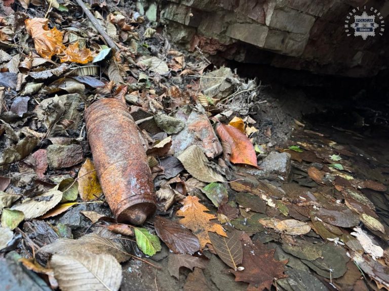 Pocisk z II wojny światowej znaleziony w Gliwicach