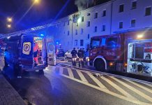 Nocny pożar mieszkania w Gliwicach IMG