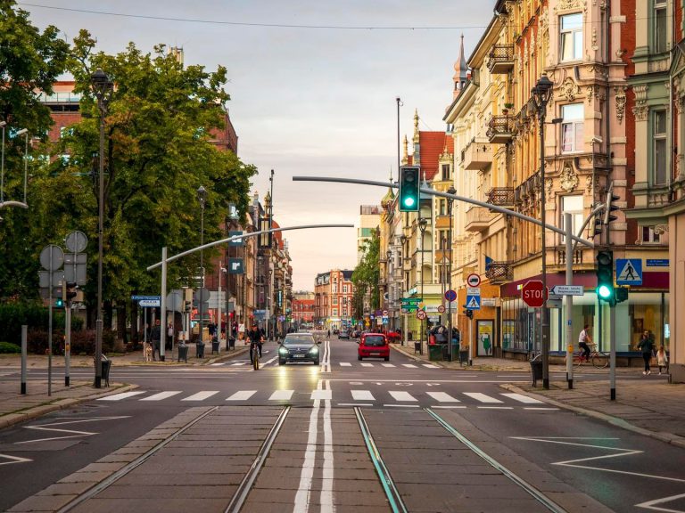Automatyczne wykrywanie pieszych, samochodów i rowerzystów w Gliwicach