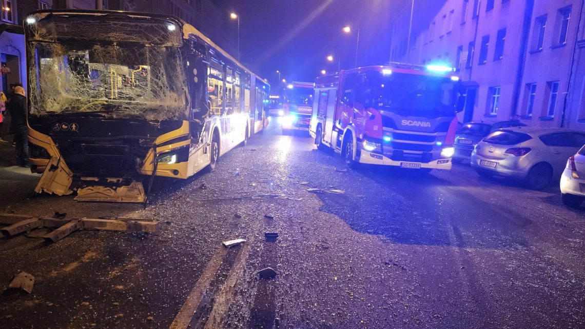 Wypadek Gliwice chorzowska 