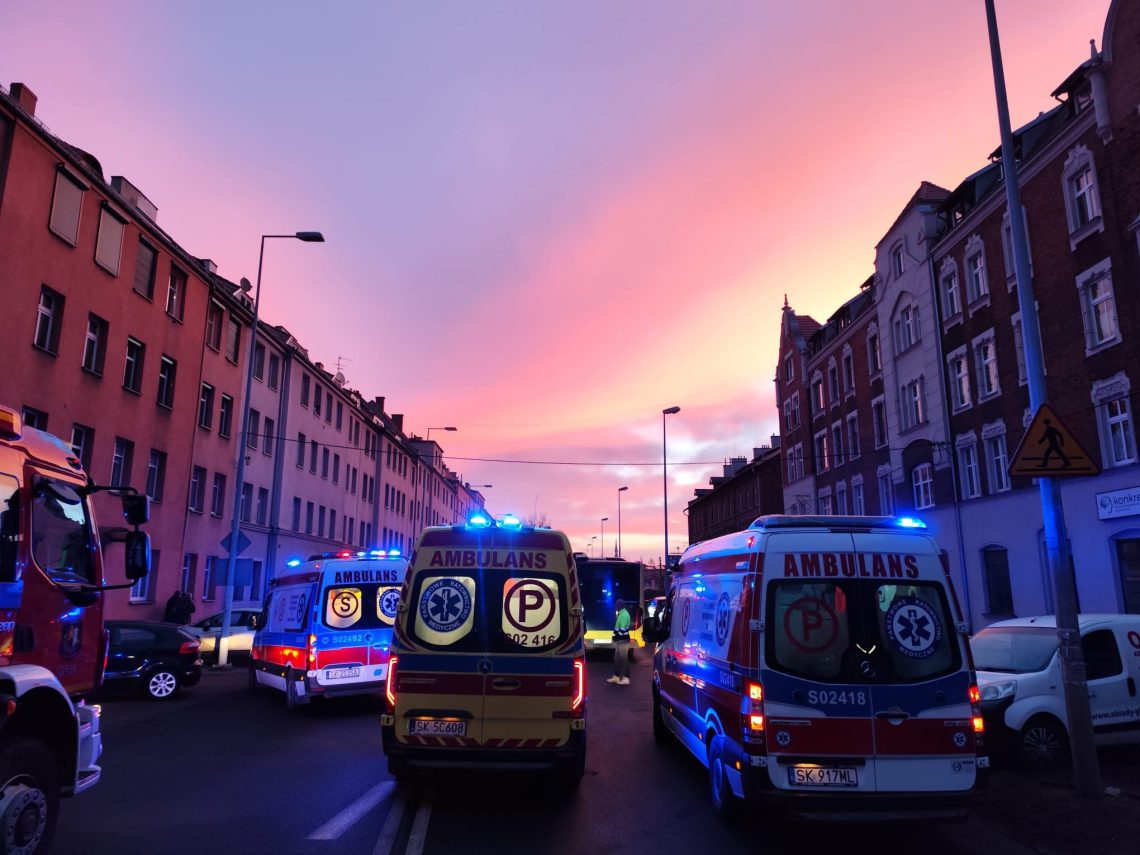 Wypadek Gliwice autobus 