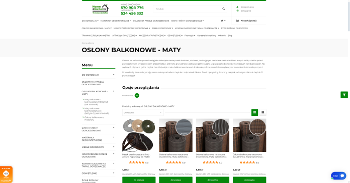 Osonybalkonowe SklepHomeAndGarden