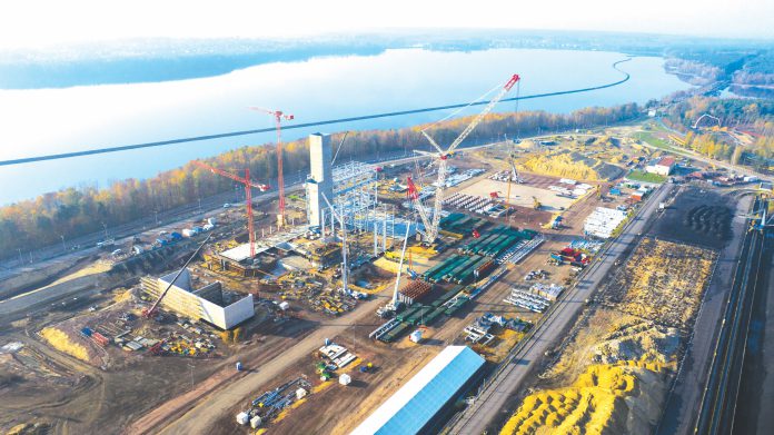 Nowo budowany blok gazowo-parowy w Rybniku