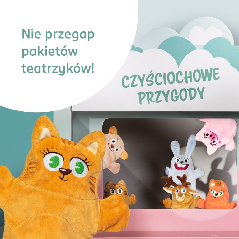 Czyściochowa Akademia. Darmowy gigapakiet z teatrzykiem i pacynkami dla dzieci 