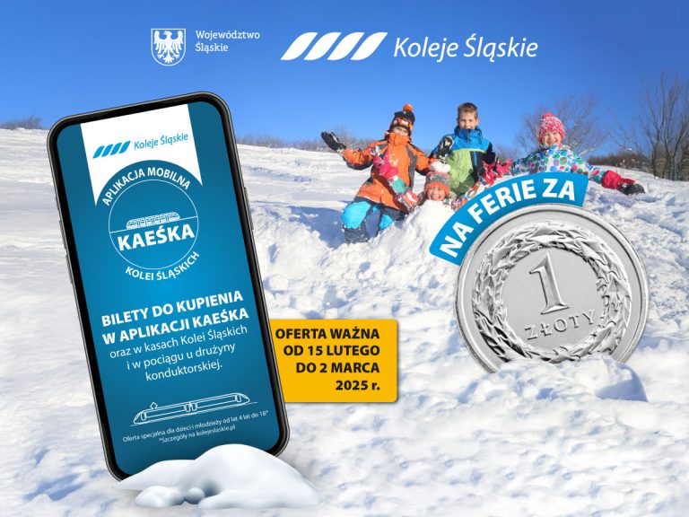 Startują ferie za złotówkę z Kolejami Śląskimi