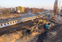 Kolejny etap prac w Łabędach przy stacji PKP IMG