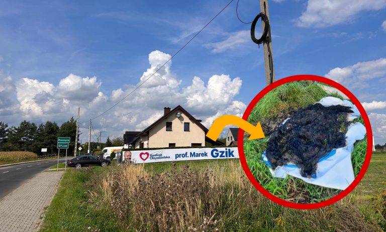 Zniszczył baner wyborczy. Podpalił plac zabaw. Zapadł wyrok