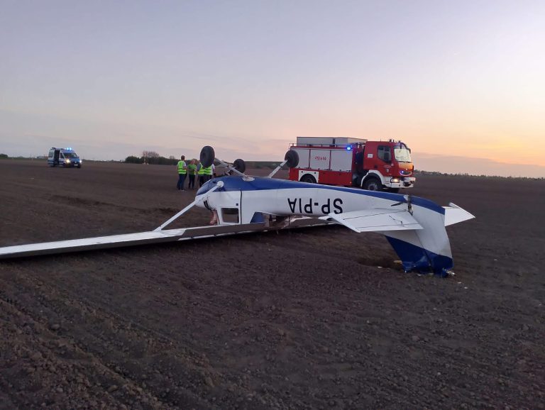 Awaria samolotu podczas startu. Zdarzenie na gliwickim lotnisku