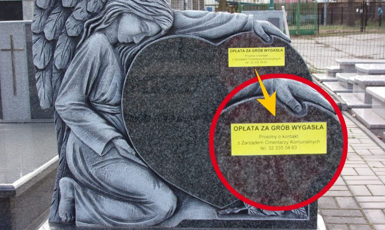 Takie naklejki pojawią się na grobach. O co chodzi?