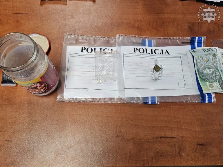 41-latek z Gliwic zatrzymany. Chodzi o narkotyki