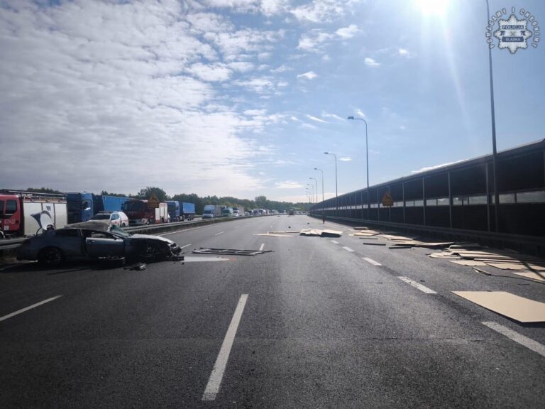 Tragiczny wypadek na A4 w okolicy Gliwic. Nie żyje kierowca