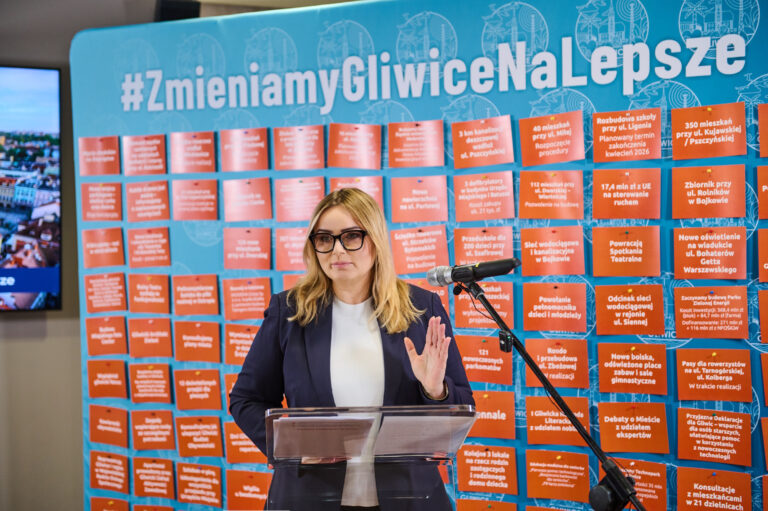 Rok prezydentury K. Kuczyńskiej-Budki. „Zmieniamy Gliwice na lepsze”