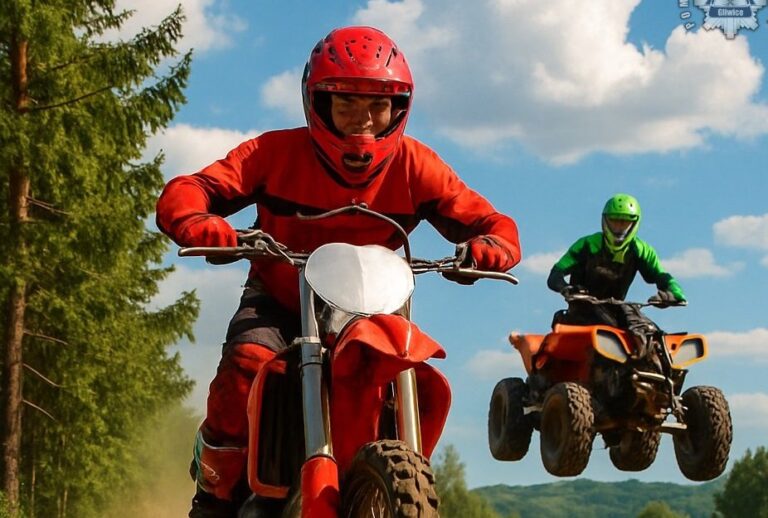 Policja kontroluje motocykle i quady