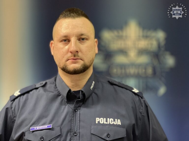 Policjant, który mi pomógł. Gliwicki funkcjonariusz doceniony