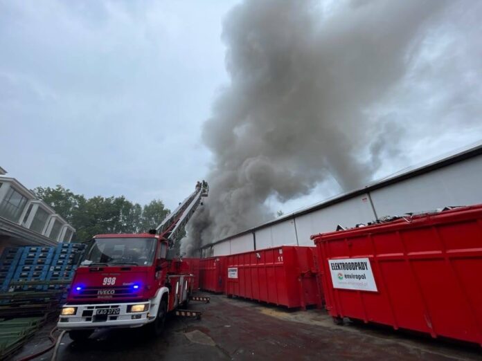 pożar łabędy pożar łabędy