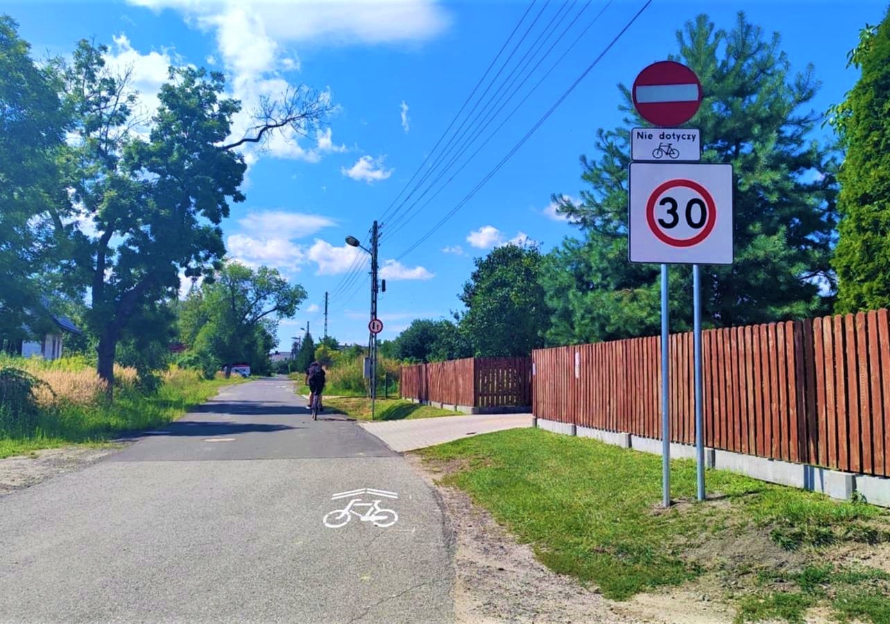 Kontraruch rowerowy w Bojkowie