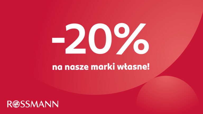 W Rossmannie -20% na wszystkie marki własne!