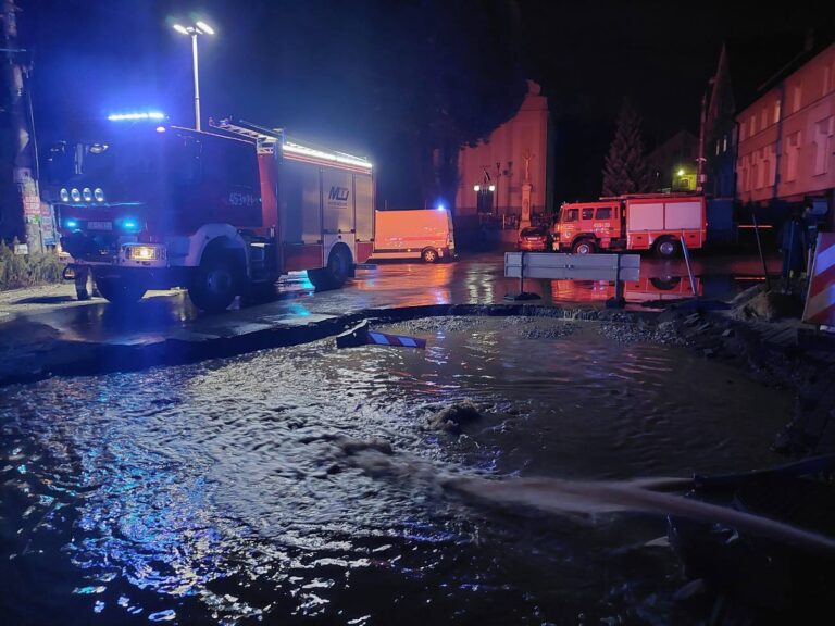 Intensywne opady deszczu. Zalania w powiecie gliwickim