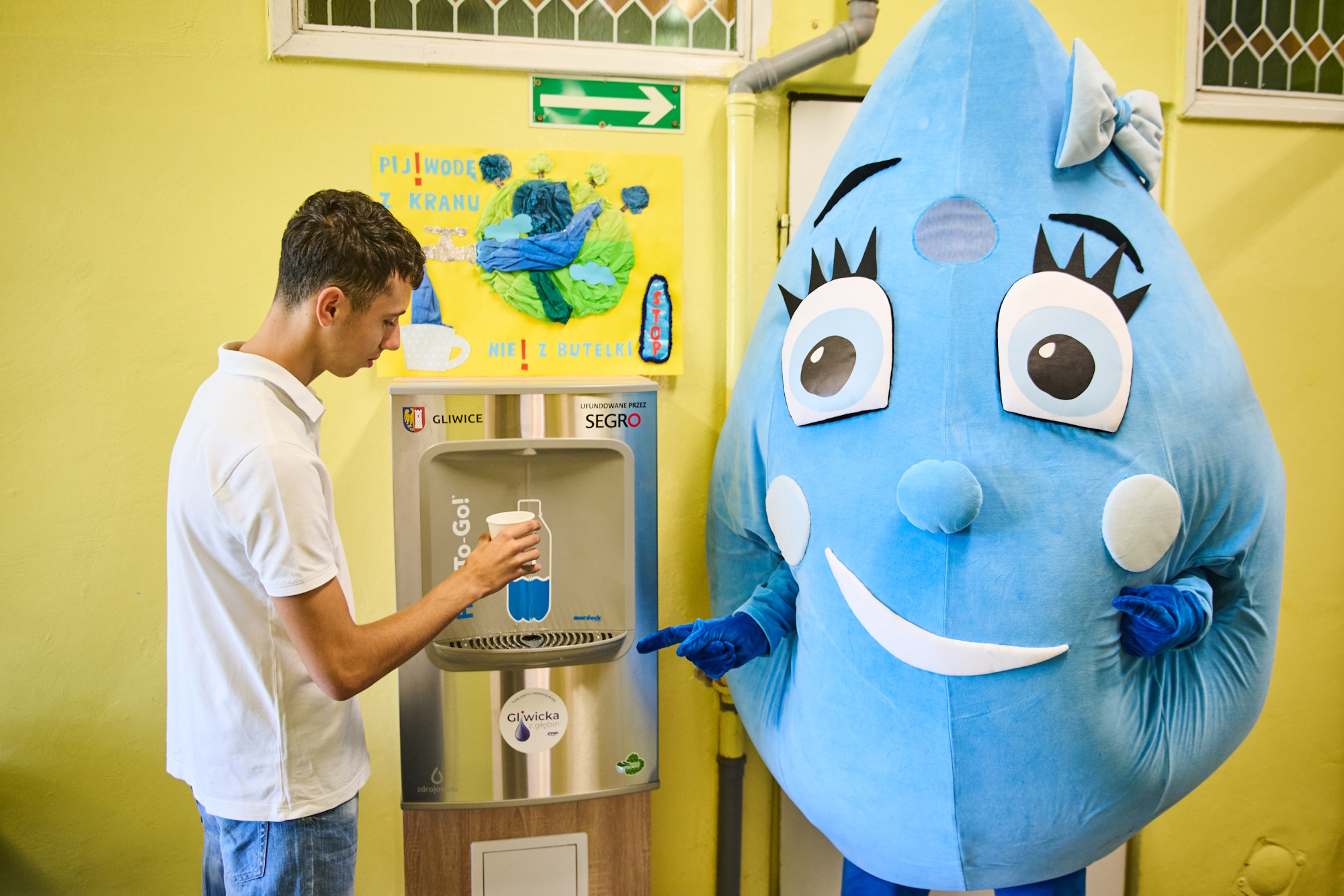 W gliwickich szkołach pojawiły się zdroje wodne