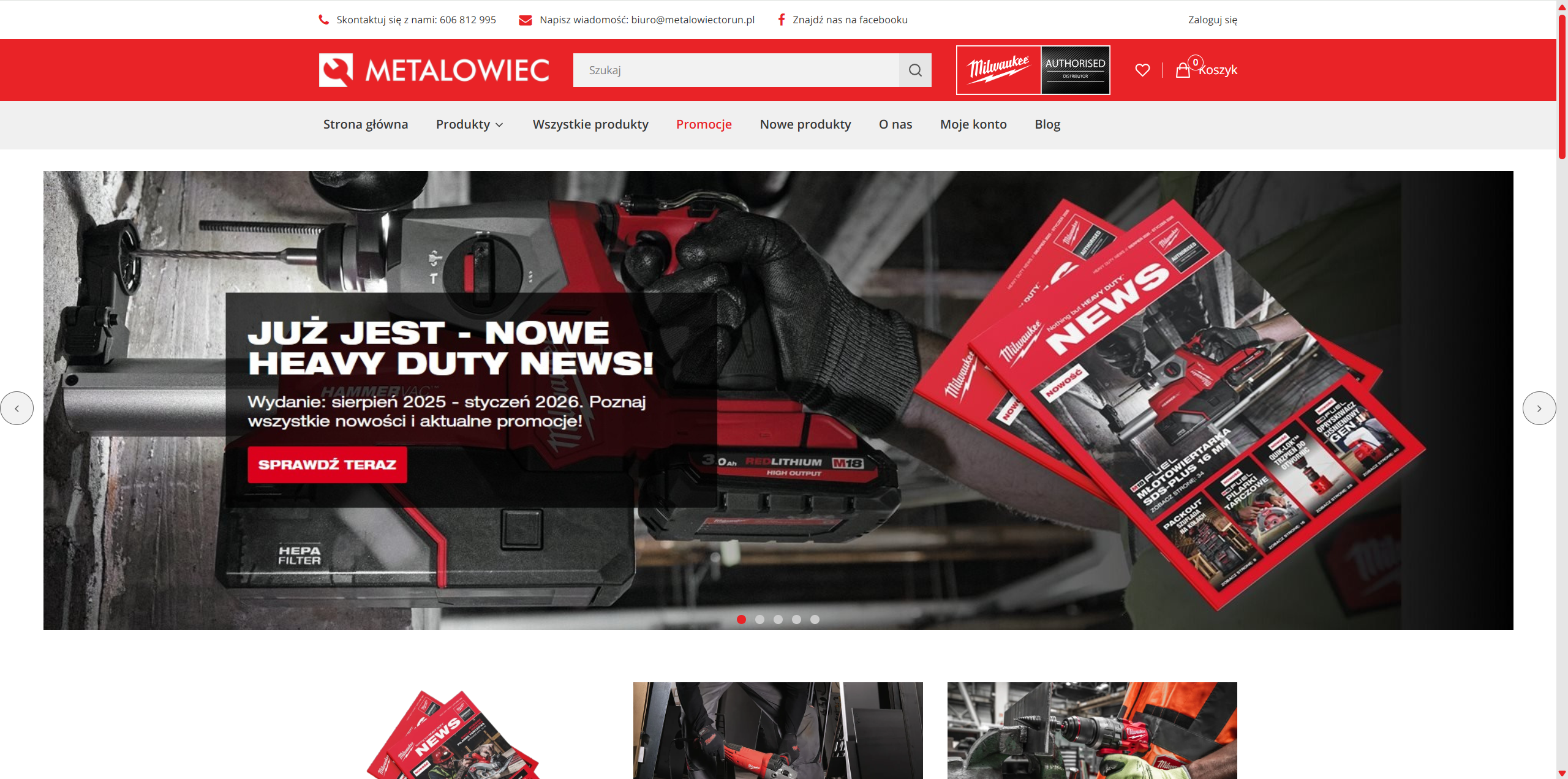 Sklep Milwaukee w Polsce – rozwój sieci i dostępność asortymentu