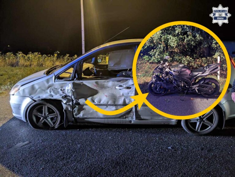 Śmiertelny wypadek z udziałem motocyklisty