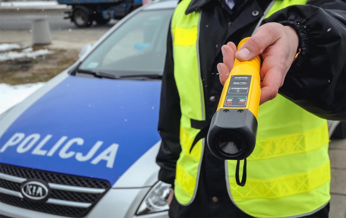 Policjant z Pyskowic zatrzymał pijanego kierowcę mającego 4 promile alkoholu