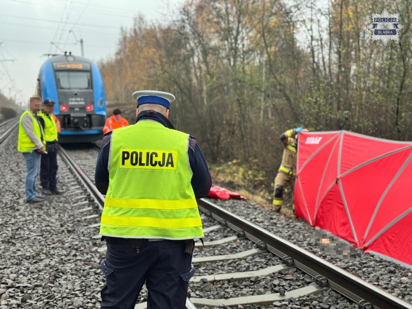 Nie żyje mężczyzna potrącony przez pociąg