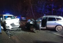 Wypadek w Łabędach. Droga zablokowana IMG