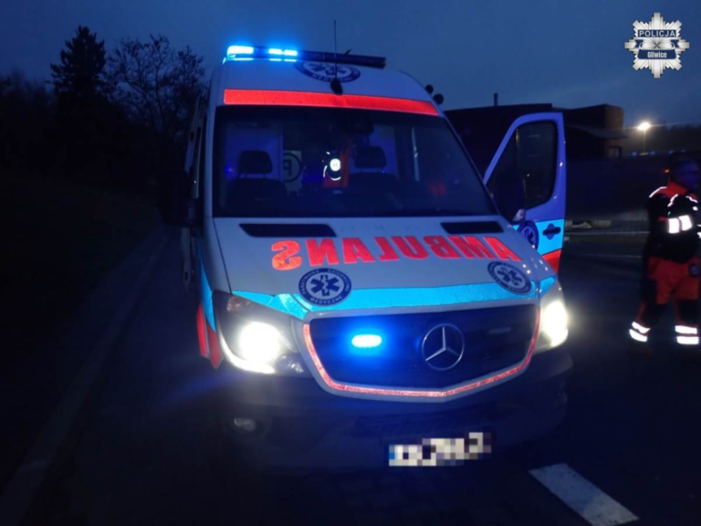 Zderzenie dwóch karetek. Jedna wiozła płuca do przeszczepu