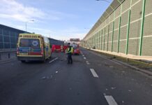 Wypadek na DTŚ w Gliwicach. Droga zablokowana bfd fad f bc bcbed