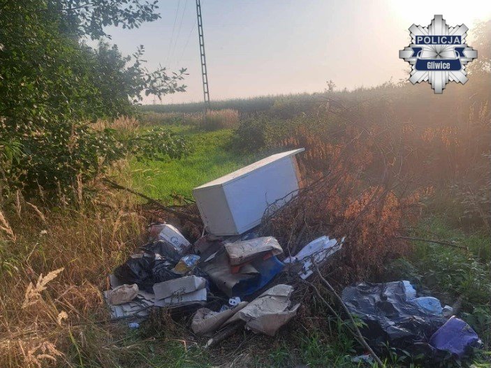 Urządził sobie dzikie wysypisko. Ustalono i ukarano sprawcę