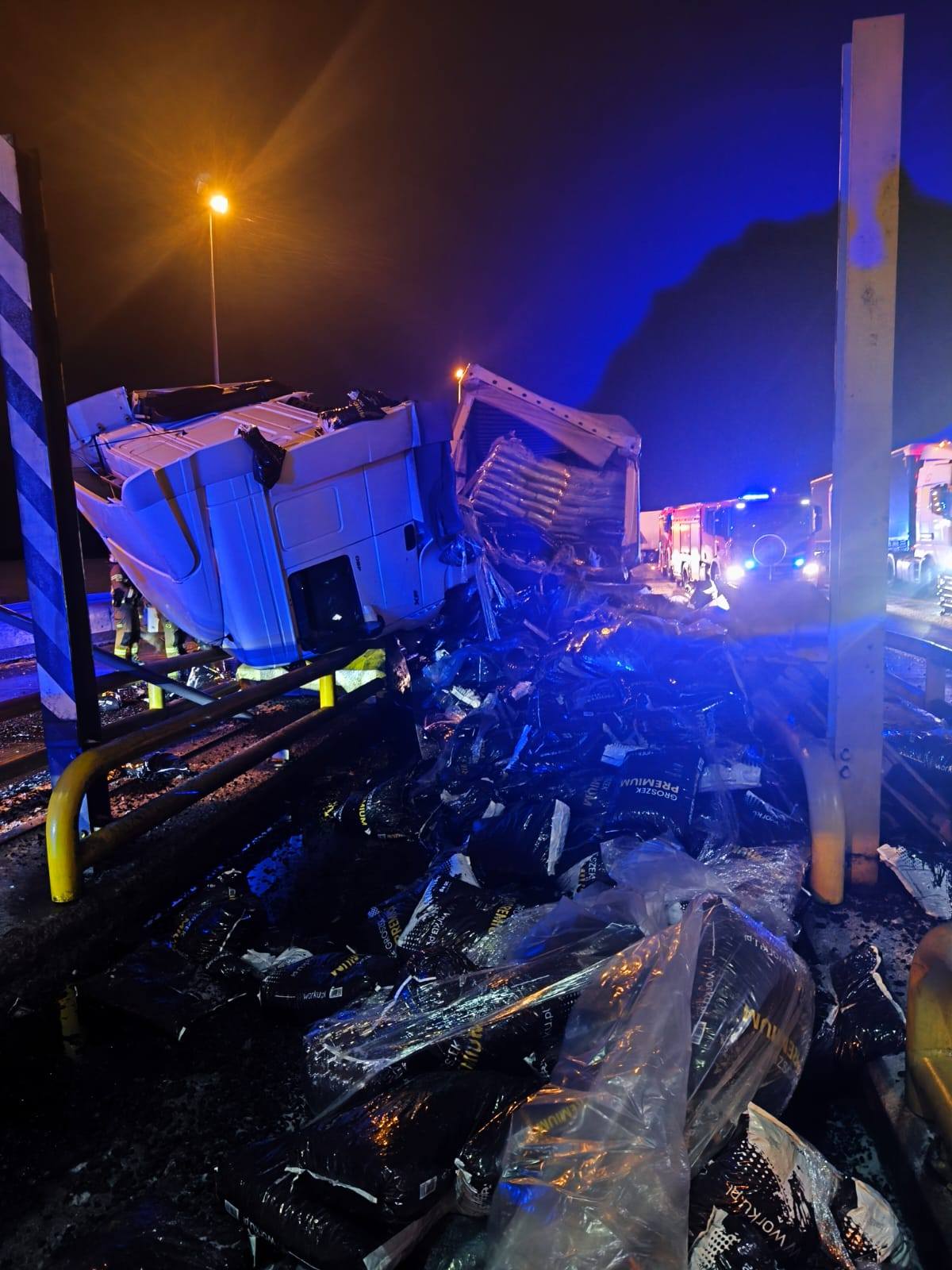 Wypadek na A4 pod Gliwicami