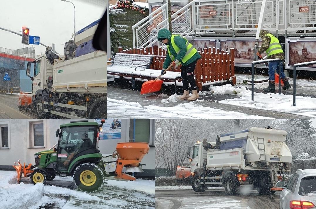 W Gliwicach odśnieżają na bieżąco