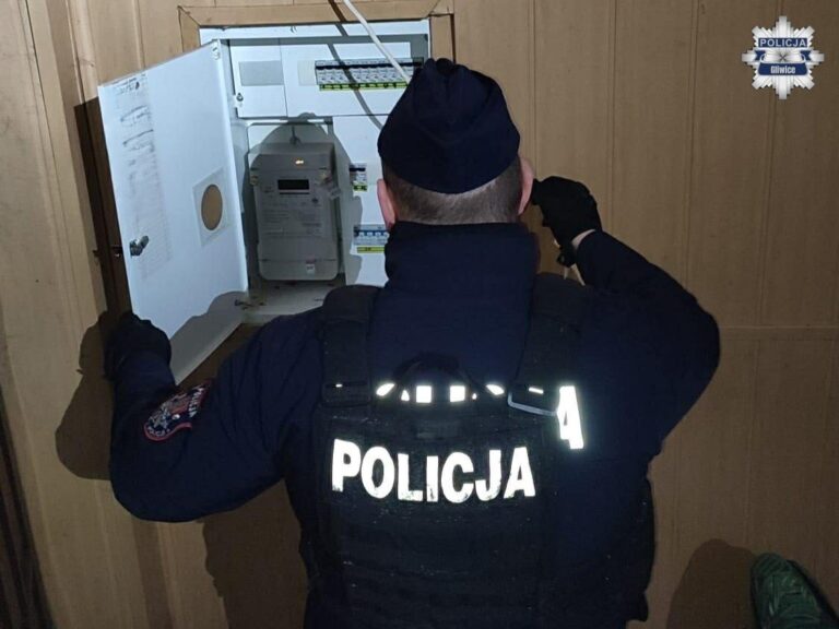 Właściciel posesji nielegalnie pobierał prąd. Wpadł przypadkiem