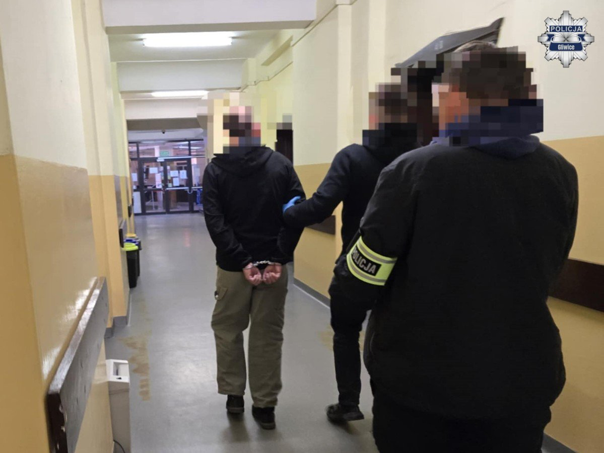 Rozbój w centrum Gliwic. Sprawcy zatrzymani