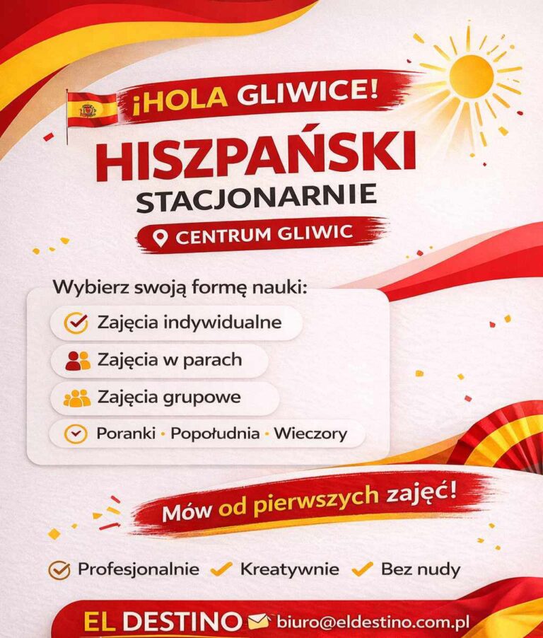 Hiszpański stacjonarnie, od kwietnia w samym centrum