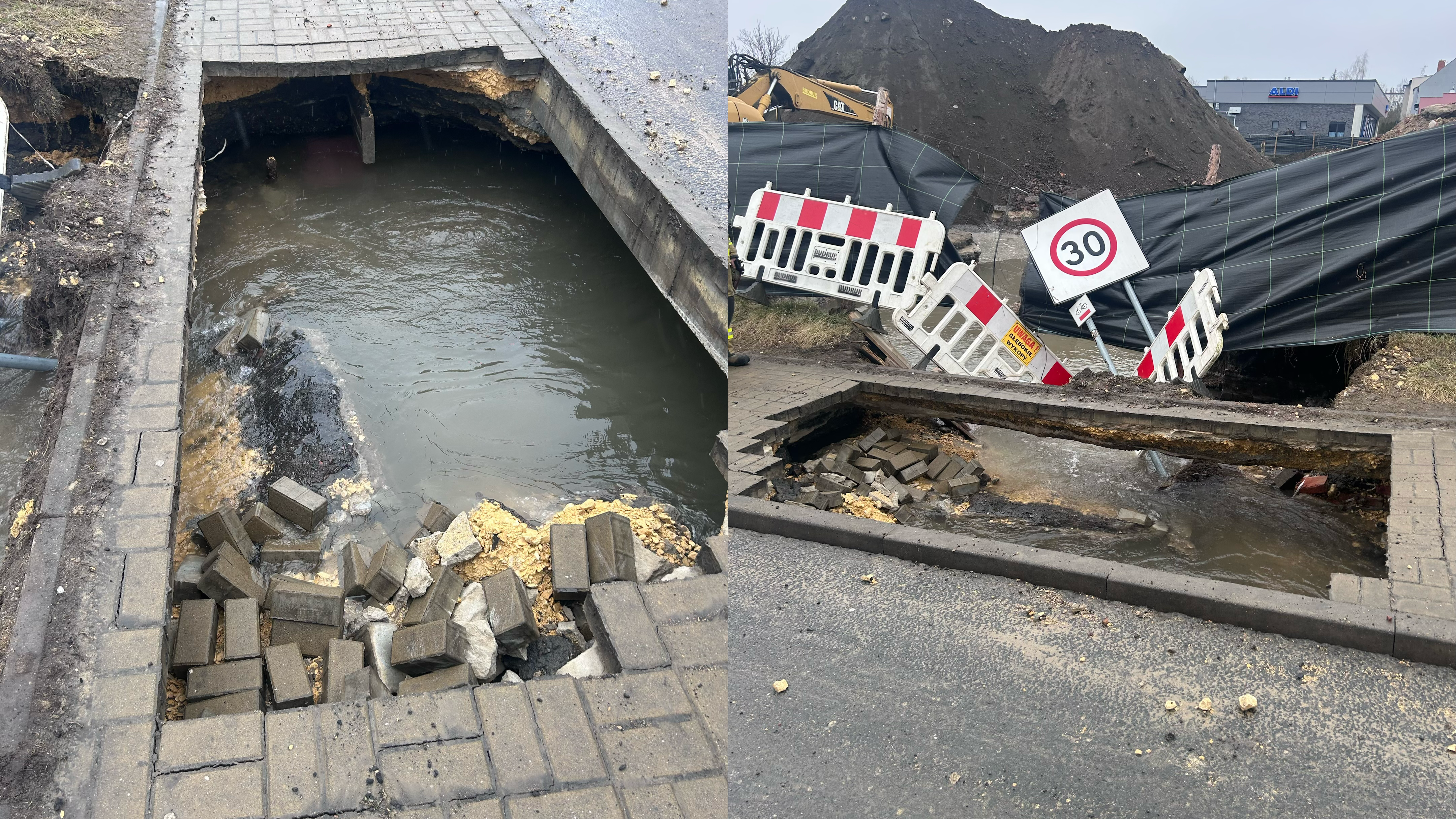 Awaria wodociągu w Gliwicach. Niskie ciśnienie w kranach