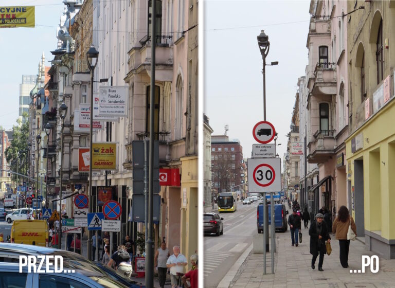 Gliwice konsekwentnie porządkują pasy drogowe z nielegalnych reklam