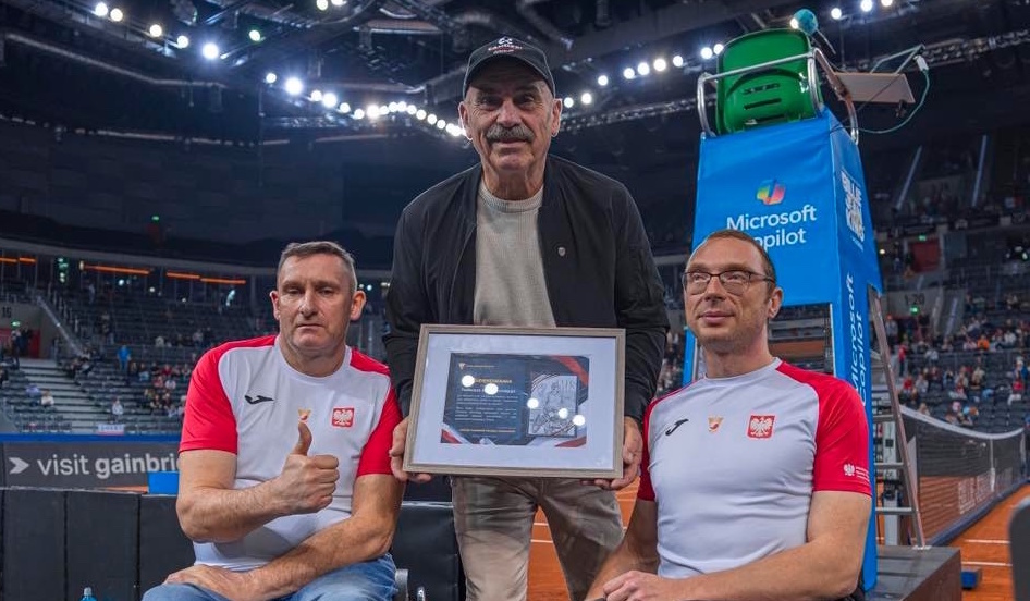 Gliwicki tenisista z niepełnosprawnością wyróżniony