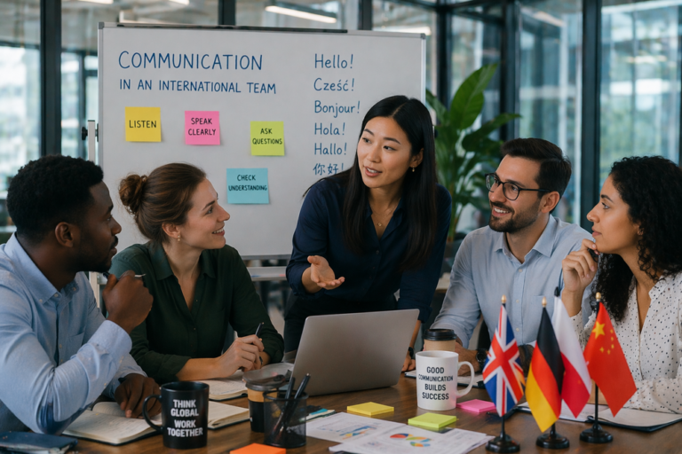 Komunikacja w międzynarodowym zespole – jak budować relacje i unikać barier kulturowych?