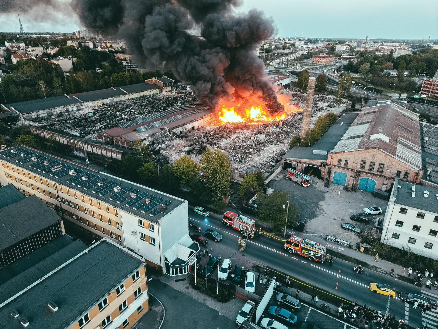Pożar w Gliwicach ugaszony. Co wiemy na ten moment?