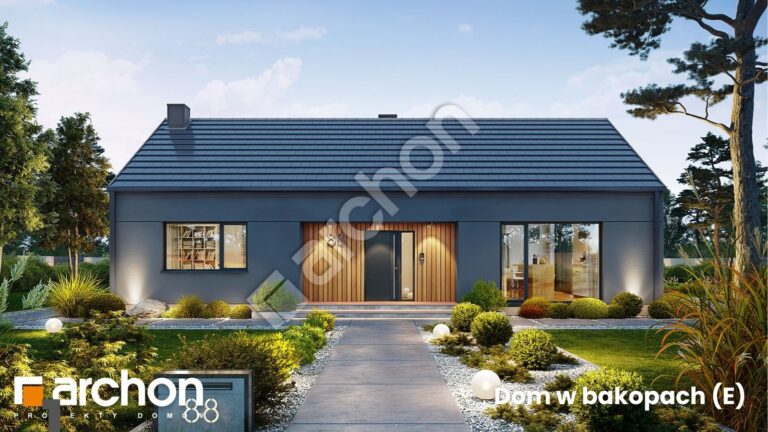 Parterówka ok. 132 m², 4 pokoje i salon, który robi efekt „wow” – ten projekt domu warto zobaczyć!