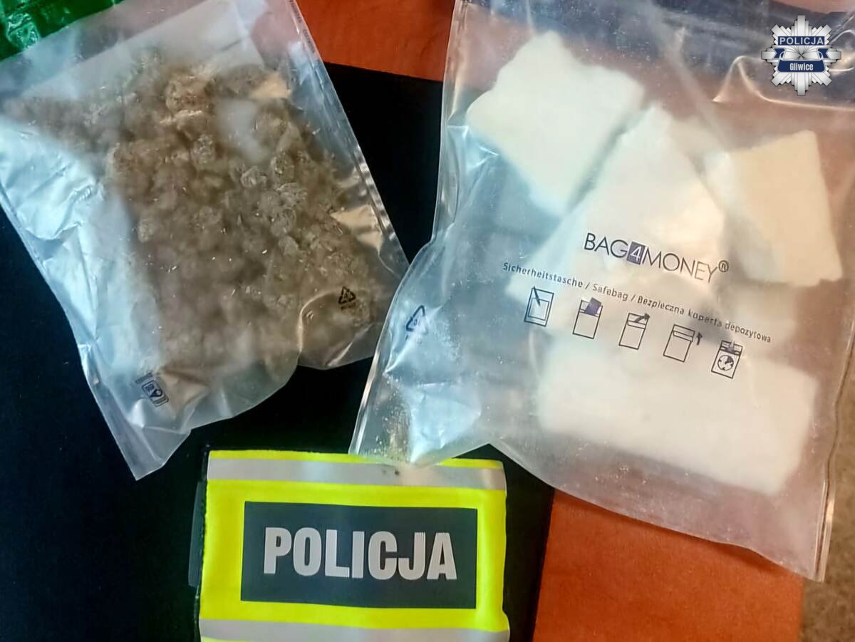 W altance działkowej trzymał narkotyki. 48-letni Gliwiczanin zatrzymany