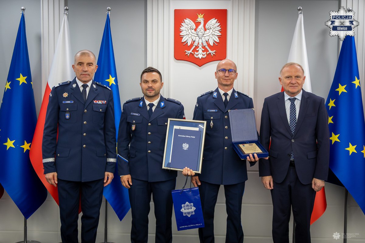 Policjant, który mi pomógł. Funkcjonariusz z Gliwic nagrodzony