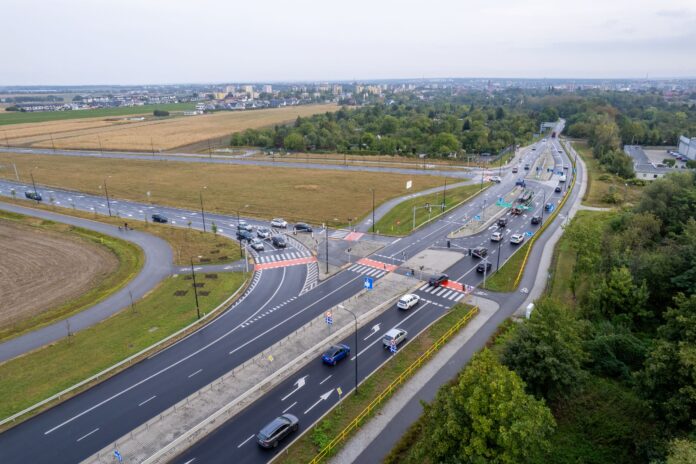 Z jednej strony nowa częśc obwodnicy połaczy się z istniejącą częścią trasy przy ul. Rybnickiej fot. F. ZobawaUM Gliwice