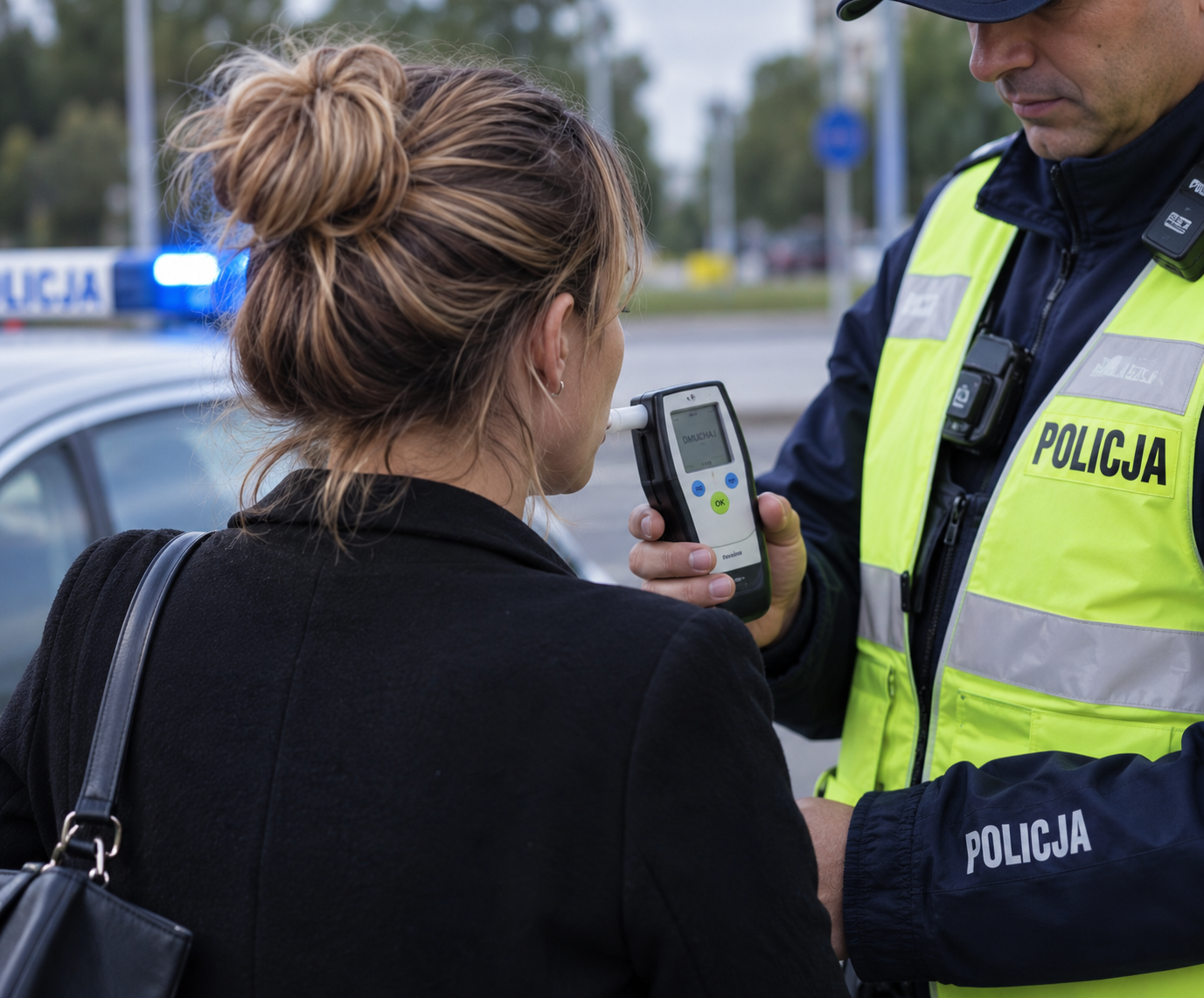 Pijana kobieta jechała samochodem. Uderzyła w inne pojazdy